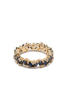 Blue Sapphire Bliss Ring, 18k Yellow Gold